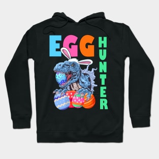 Kids Easter Dinosaur Bunny T Rex Boys Girls Egg Hunter Gift Hoodie